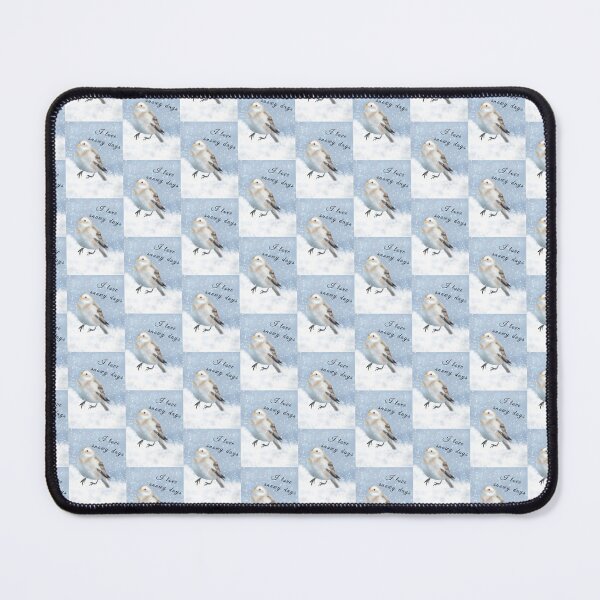 Item preview, Snow Bunting adores snow- Wild Life Winter Birds designed and sold by Midnightviera.