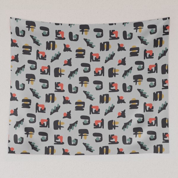 Item preview, Mid century pattern designed and sold by NataKutyavina.
