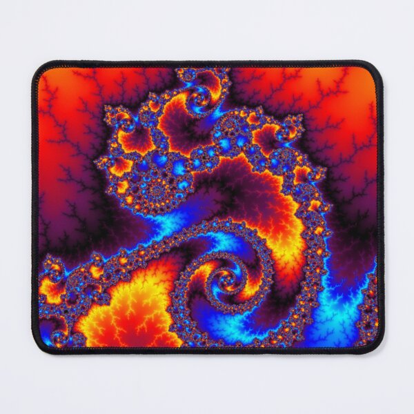 Item preview, Blazing Swirl | Vibrant Red and Blue Fractal | Classy Fractals | High Vibe designed and sold by JillyJ05.