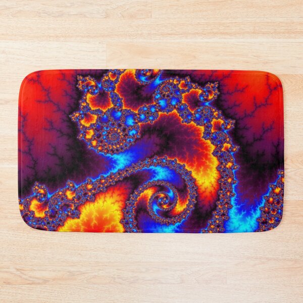 Item preview, Blazing Swirl | Vibrant Red and Blue Fractal | Classy Fractals | High Vibe designed and sold by JillyJ05.