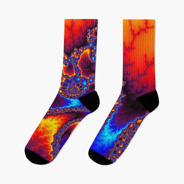 Item preview, Blazing Swirl | Vibrant Red and Blue Fractal | Classy Fractals | High Vibe designed and sold by JillyJ05.