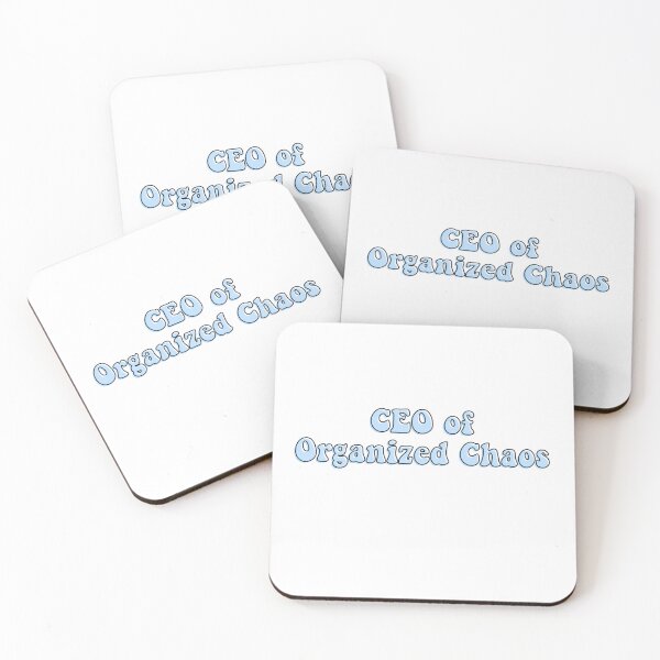 Item preview, CEO of Organized Chaos - light blue designed and sold by Katherine Winner.