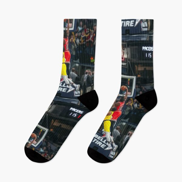 Item preview, Ayo Dosunmu Poster Dunk against Two designed and sold by Quadghouls.