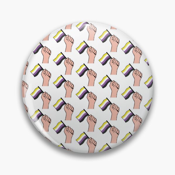 Item preview, non binary pride flag hand pattern designed and sold by BThingies.