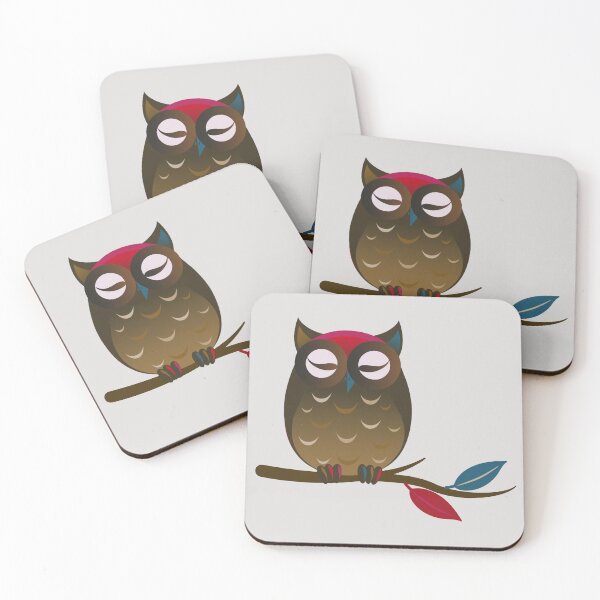 Item preview, Wise Owl on a Branch - Brown designed and sold by Cjmotts.