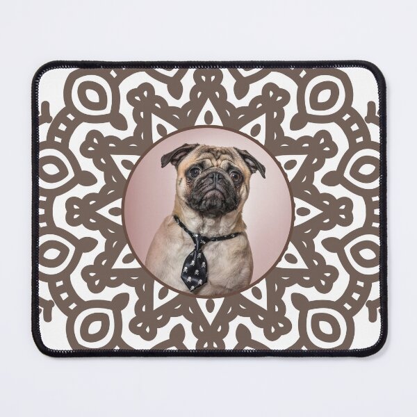 Item preview, Tan Pug Mandala designed and sold by momofdoggos.