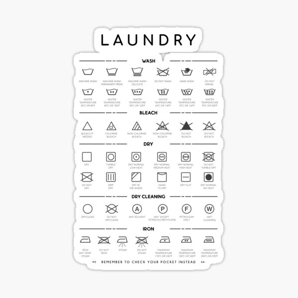 Embellishments CLOTHES IRON Icon Sticker Sheet Laundry Planner Stickers ...