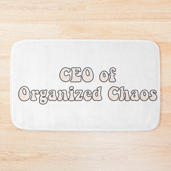 Item preview, CEO of Organized Chaos - yellow designed and sold by Katherine Winner.