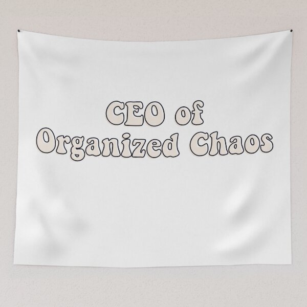 Item preview, CEO of Organized Chaos - yellow designed and sold by Katherine Winner.