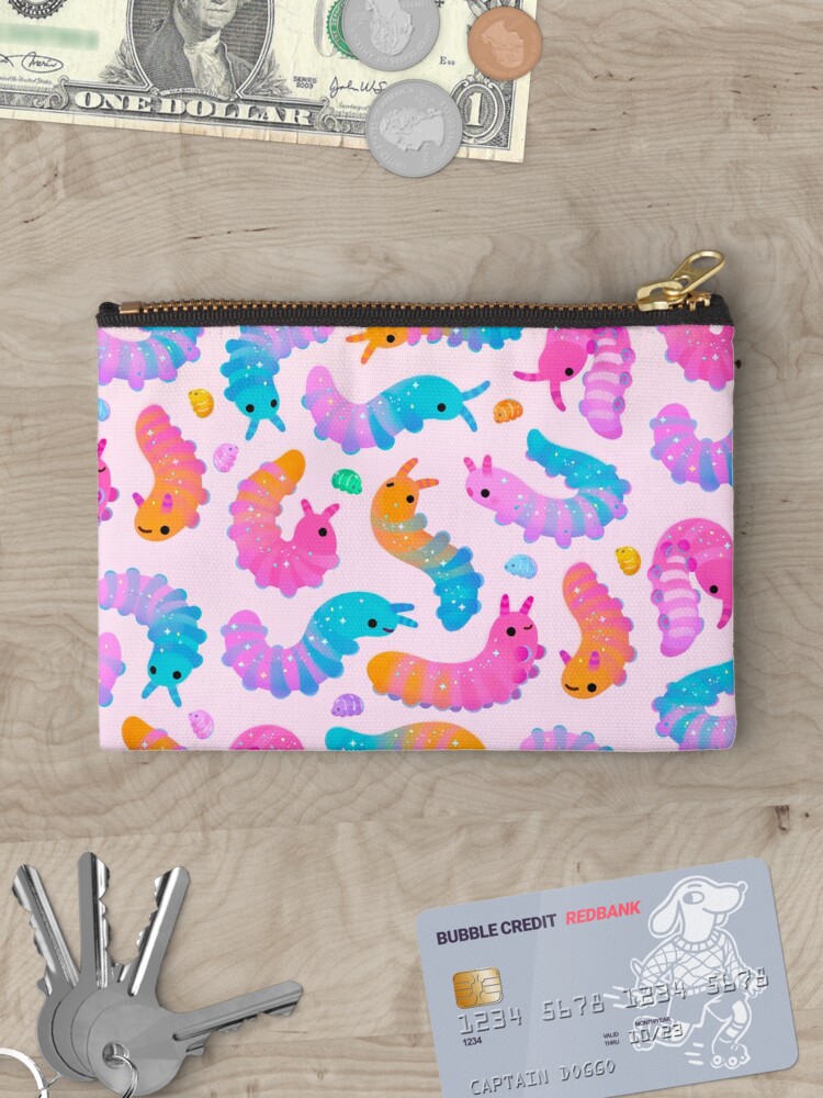 Thumbnail 3 of 4, Zipper Pouch, Sour velvet worm designed and sold by pikaole.