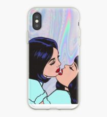 Vinilo o funda para iPhone Beso holográfico