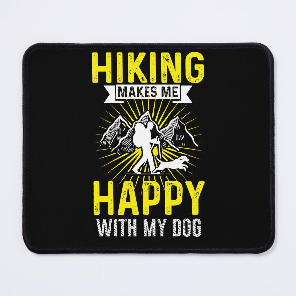 Item preview, adventurer hiking | Happiness is hiking with my dog in the forest | gift for dog lovers | hiking is my soul designed and sold by wear4gamers.
