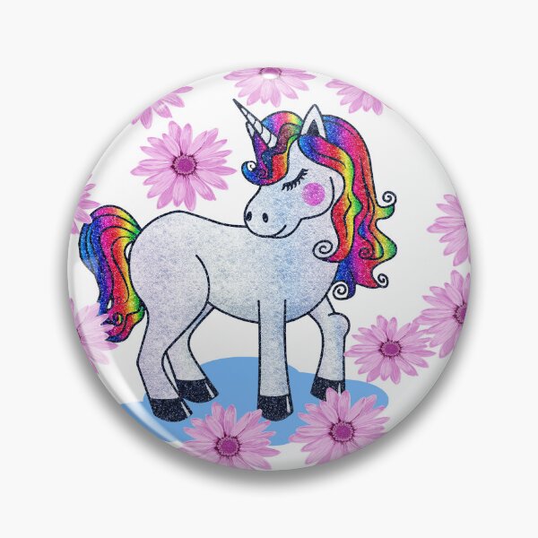 Artikelvorschau, Einhorn floral bunt entworfen und verkauft von Albaley.