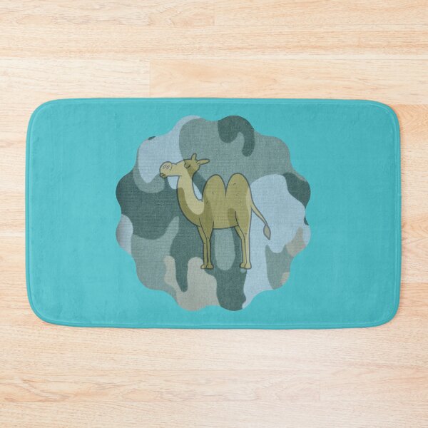 Item preview, Camelflage - Cute and Funny Camel On A Gray Patterned Camouflage Background  designed and sold by haRexia.