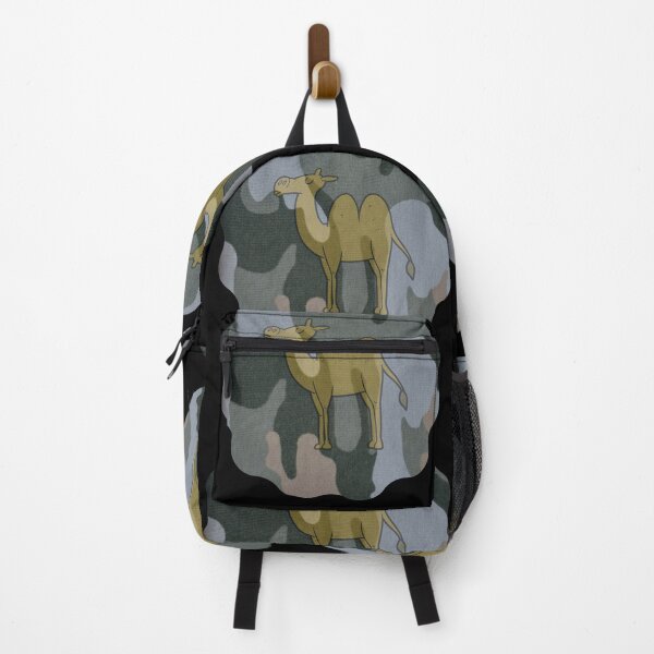 Item preview, Camelflage - Cute and Funny Camel On A Gray Patterned Camouflage Background designed and sold by haRexia.