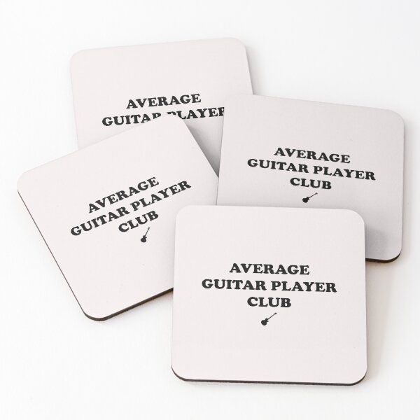 Item preview, Average Guitar Player Club - (Les Paul style black text) designed and sold by R-A Designs.