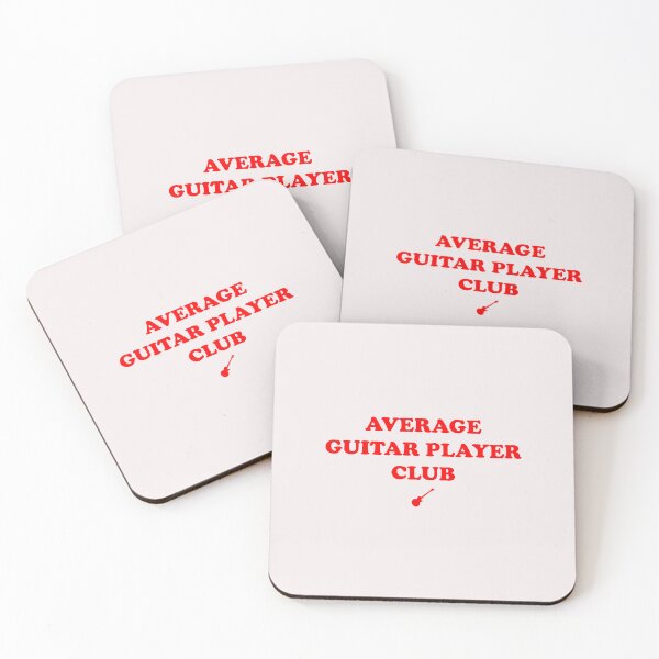 Item preview, Average Guitar Player Club - (Les Paul style red text) designed and sold by R-A Designs.