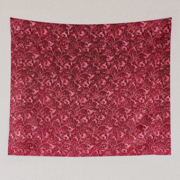 Item preview, Vintage Floral Garnet Ruby Red designed and sold by SaraValor.