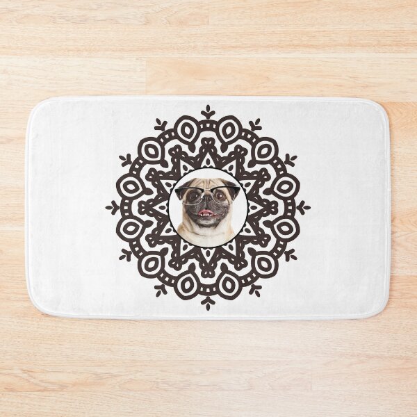 Item preview, Tan Pug Mandala designed and sold by momofdoggos.