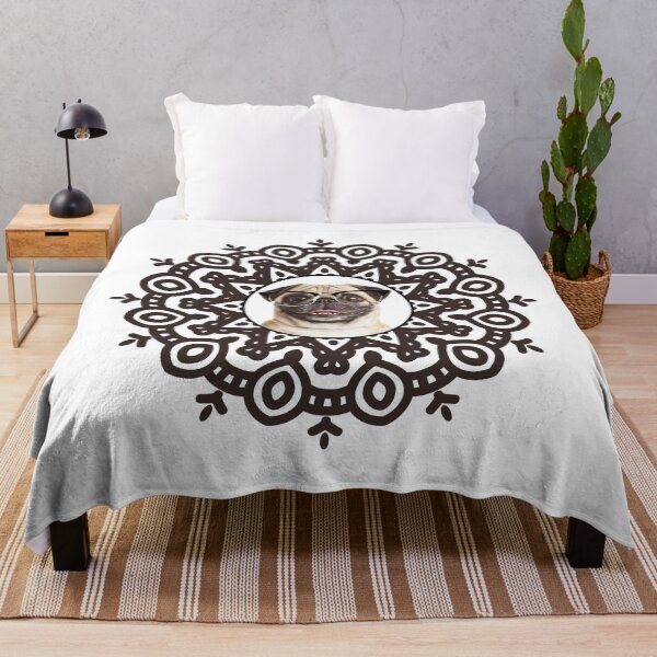 Item preview, Tan Pug Mandala designed and sold by momofdoggos.