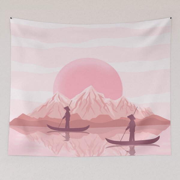 Item preview, Red Sun Mountain Boats designed and sold by Strings  Stan.