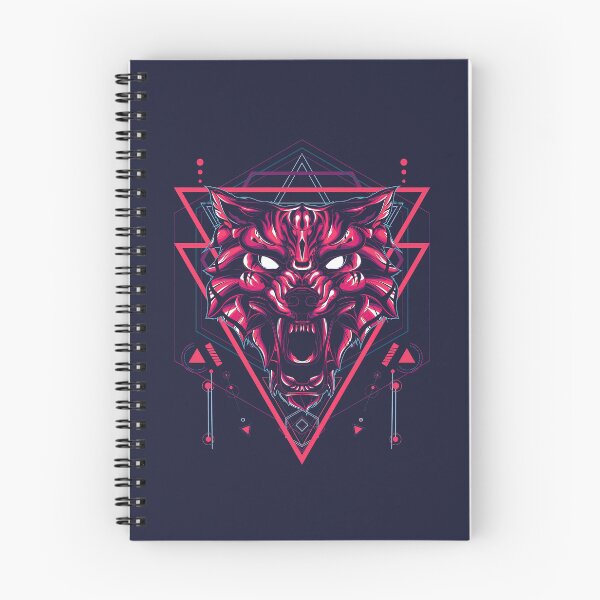 Item preview, Wolf Cut, Wild Wolf in sacred geometric style designed and sold by graphic-genie.