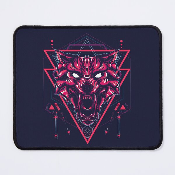 Item preview, Wolf Cut, Wild Wolf in sacred geometric style designed and sold by graphic-genie.