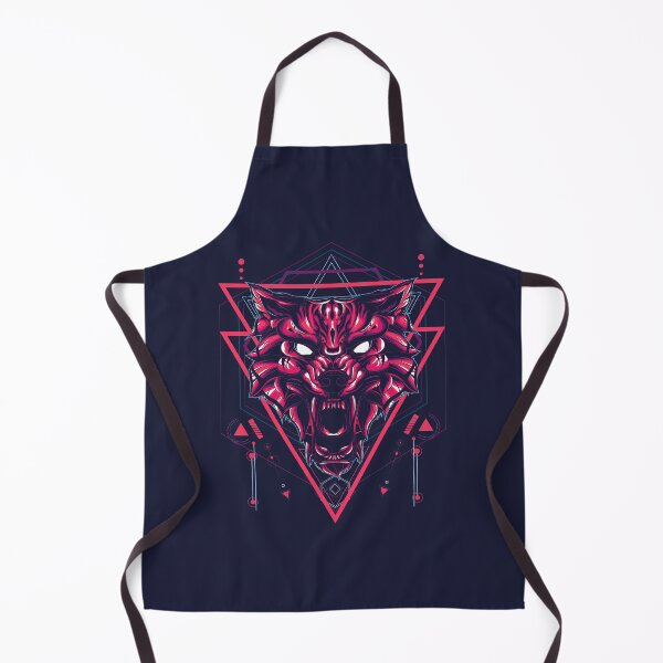 Item preview, Wolf Cut, Wild Wolf in sacred geometric style designed and sold by graphic-genie.