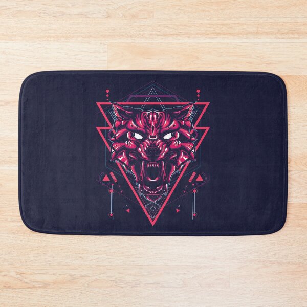 Item preview, Wolf Cut, Wild Wolf in sacred geometric style designed and sold by graphic-genie.