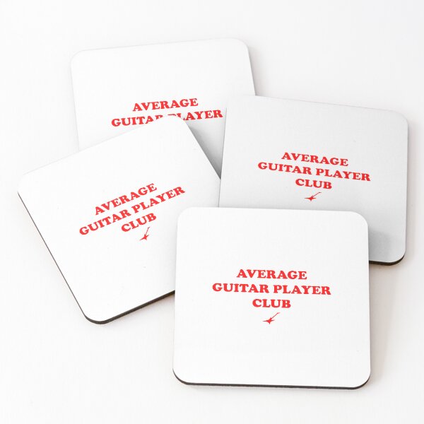 Item preview, Average Guitar Player Club - (Warrior style red text) designed and sold by R-A Designs.