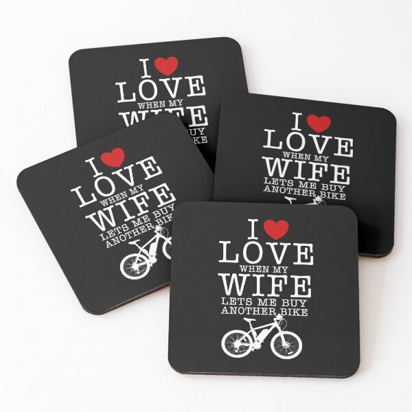Item preview, I Love When My Wife Lets Me Buy Another Bike Funny Valentines Day For Wife Husband Couple designed and sold by JooArtPrints  ★★★★★.
