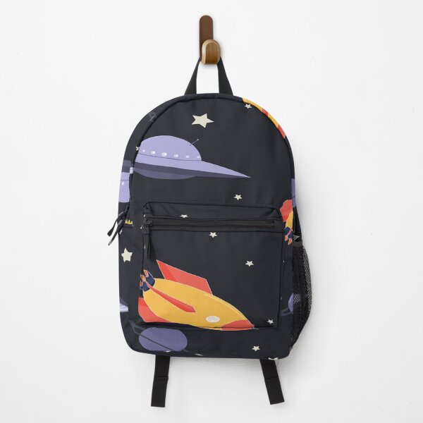 Item preview, Space Design Flying Saucer Rockets Stars Night designed and sold by Albaley.