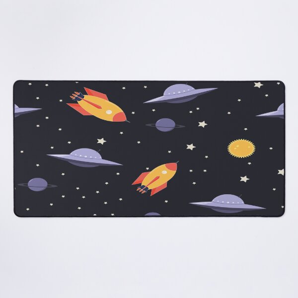 Item preview, Space Design Flying Saucer Rockets Stars Night designed and sold by Albaley.