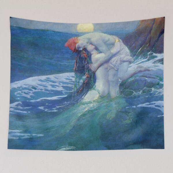 Item preview, Howard Pyle's The Mermaid designed and sold by mosfunky.