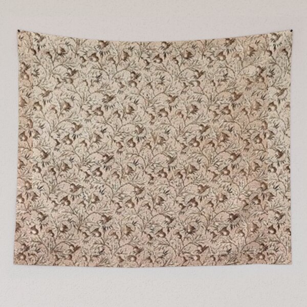 Item preview, Vintage Floral Coffee Brown designed and sold by SaraValor.