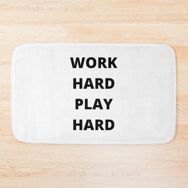 Item preview, Work Hard Play Hard designed and sold by ny-art.
