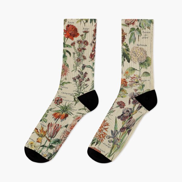 Item preview, Vintage French Botanical Flowers Adolphe Millot Fleurs designed and sold by ind3finite.