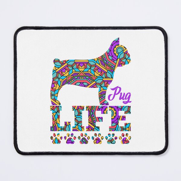 Item preview, Colorful Pug Life designed and sold by momofdoggos.