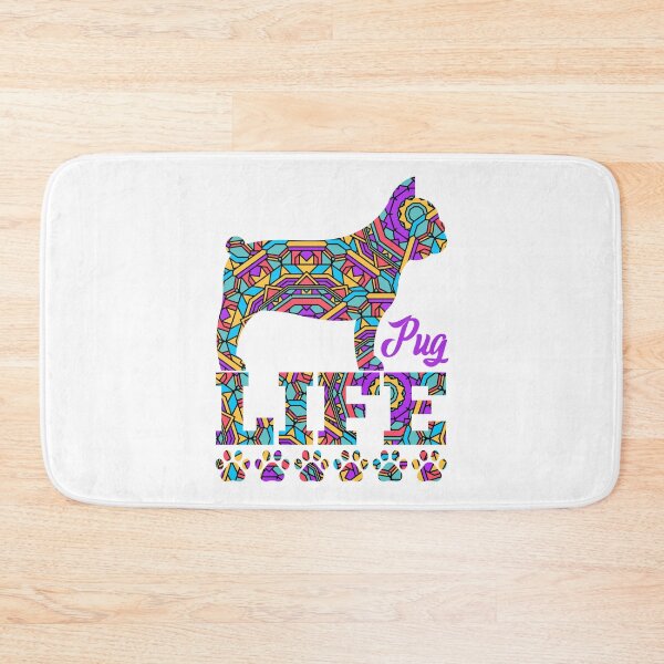 Item preview, Colorful Pug Life designed and sold by momofdoggos.