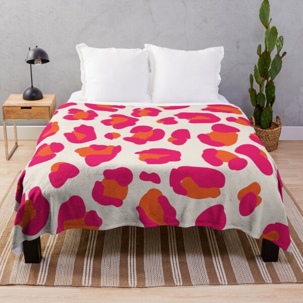 Item preview, Estampado de leopardo rosa fuerte y naranja designed and sold by Good-Find.