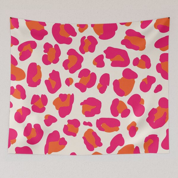 Item preview, Hot Pink and Orange Leopard Print designed and sold by Good-Find.