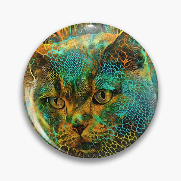 Item preview, DeepStyle abstraction cat designed and sold by blackhalt.