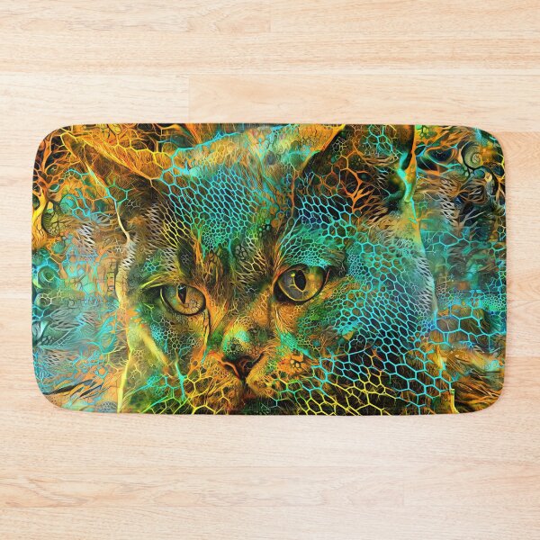 Item preview, DeepStyle abstraction cat designed and sold by blackhalt.