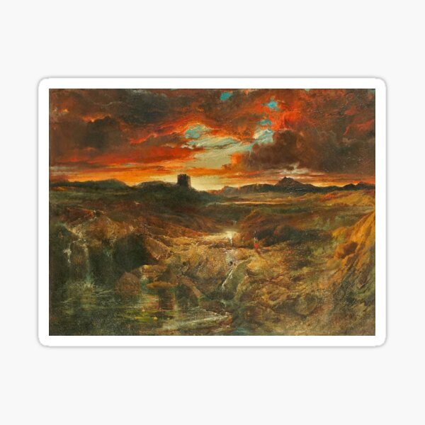 Aperçu de l'œuvre Childe Roland de Thomas Moran à la tour sombre est venu créée et vendue par mosfunky.