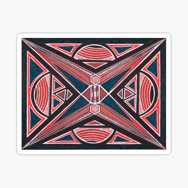 "Points East ,West, North And South" Sticker for Sale by doodlemaninnc