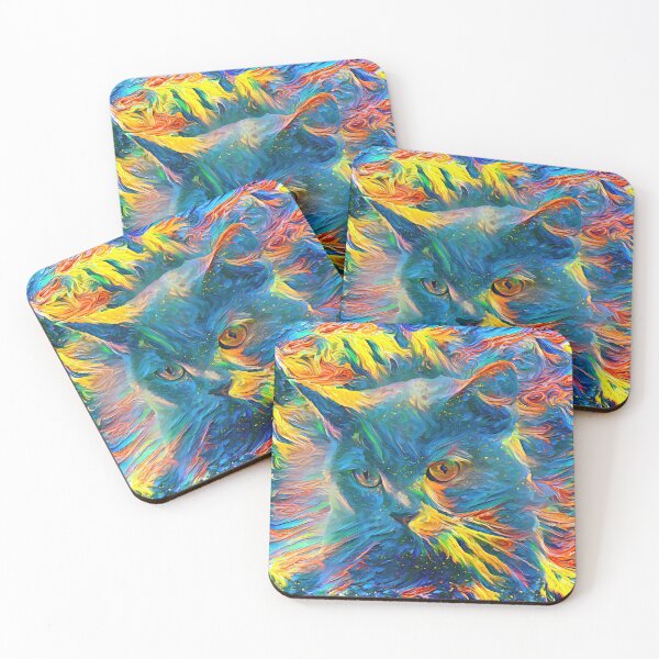 Item preview, DeepStyle abstraction cat designed and sold by blackhalt.