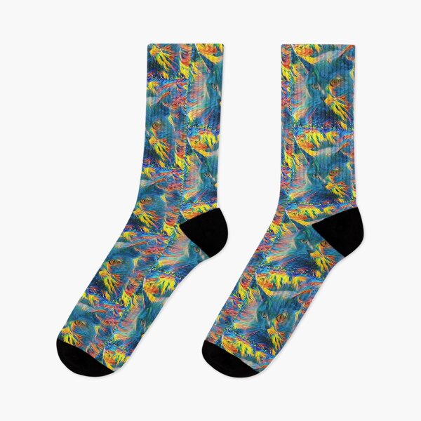 Item preview, DeepStyle abstraction cat designed and sold by blackhalt.