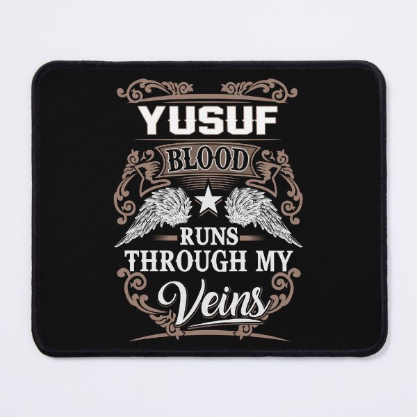 Item preview, Yusuf Name T Shirt - Yusuf Blood Runs Through My Veins Gift Item Tee designed and sold by artiagasonya.