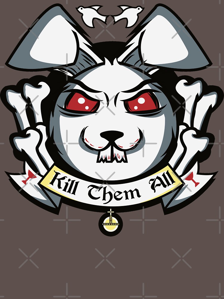 " Killer Bunny" Tshirt by piercek26 Redbubble