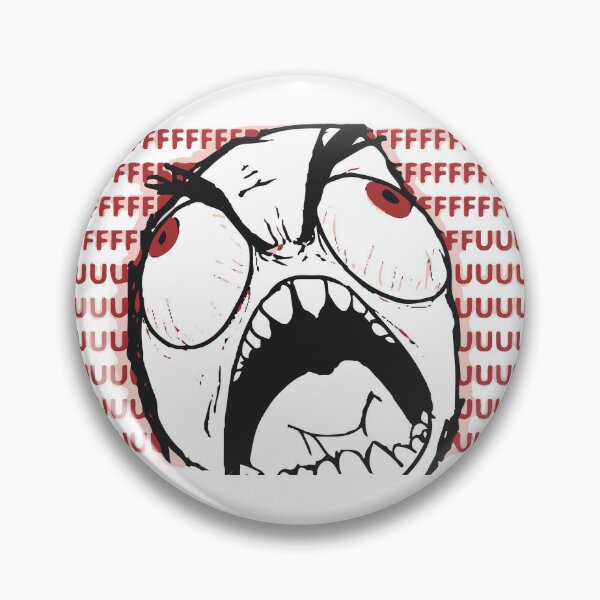 Troll Rage guy rageguy with fuuuuu in red Le Me fu blood injected eyes Internet memes reaction face HD HIGH QUALITY Pin